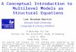 A Conceptual Introduction to  Multilevel Models as Structural Equations