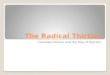 The Radical Thirties