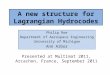 A new structure for  Lagrangian Hydrocodes
