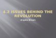 4.2 Issues behind the revolution