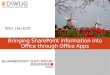Bringing SharePoint information into Office through Office Apps