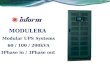 MODULERA  Modular UPS Systems 60 / 100 / 200kVA 3Phase in / 3Phase out