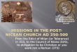 Missions in the Post- Nicean  Church AD 350-500