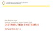 Distributed systems  II Replication Cnt .  II