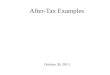 After-Tax  Examples