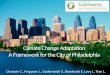 Climate  Change  Adaptation A Framework for  the City  of  Philadelphia