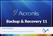 Backup & Recovery 11