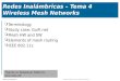 Redes Inalámbricas – Tema 4 Wireless Mesh Networks