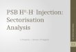 PSB H 0 -H -  Injection: Sectorisation Analysis