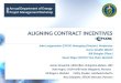 ALIGNING CONTRACT INCENTIVES
