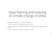 Issue framing and evolving of climate change in China