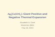 Ag 3 [Co(CN) 6 ]:  Giant  Positive and Negative Thermal Expansion