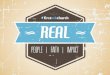 We believe God is calling First MB to:  be  real people  (week 1) humbly admitting our brokenness