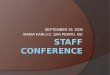STAFF CONFERENCE