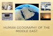 Human Geography of the Middle East