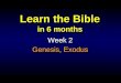 Learn the Bible in  6 months