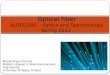 Optical Fiber AUTO3160  - Optics and Spectroscopy Spring 2012