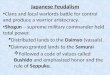 Japanese Feudalism