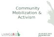 Community Mobilization & Activism