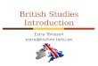 British Studies Introduction