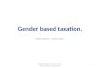 Gender based taxation 