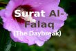 Surat  Al-Falaq