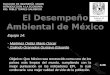 El  Desempeño Ambiental de México