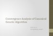 Convergence Analysis of Canonical Genetic Algorithm