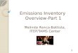 Emissions Inventory  Overview-Part 1