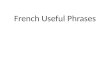 French Useful Phrases