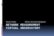 Network Measurement Virtual Observatory