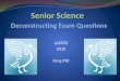 Deconstructing Exam Questions