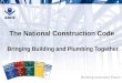 The National Construction Code  Bringing Building and Plumbing Together