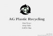 AG Plastic Recycling Pots/Trays Drip Tube LDPE Film
