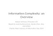 Information Complexity: an Overview
