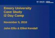 Emory University Case Study I2 Day Camp