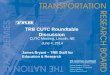 TRB CUTC Roundtable Discussion