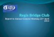 Regis Bridge Club