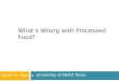 What’s Wrong with Processed Food?