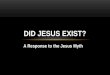 Did Jesus exist?