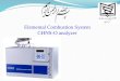Elemental Combustion System           CHNS-O analyzer