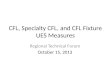 CFL, Specialty CFL, and CFL Fixture UES Measures