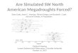 Are Simulated SW North American  Megadroughts  Forced?