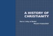 A History  of Christianity