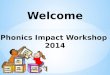 Welcome Phonics Impact Workshop  2014