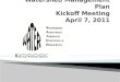 Watershed Management Plan Kickoff Meeting April 7, 2011