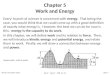 Chapter  5 Work and Energy