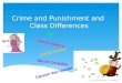 Crime and Punishment and  Class Differences