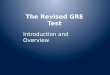 The  Revised GRE Test