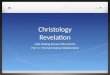 Christology Revelation